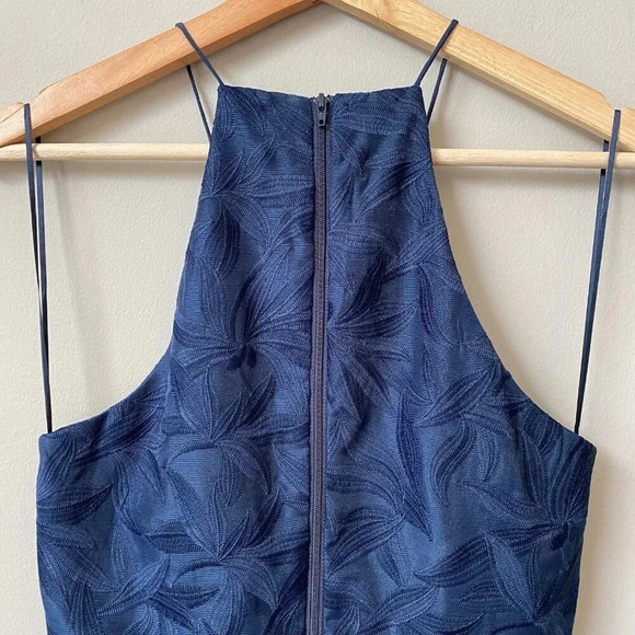 Keepsake Revolve Women's Size Small Sleeveless Plain Sight Lace Mini Dress Navy - Picture 13 of 16